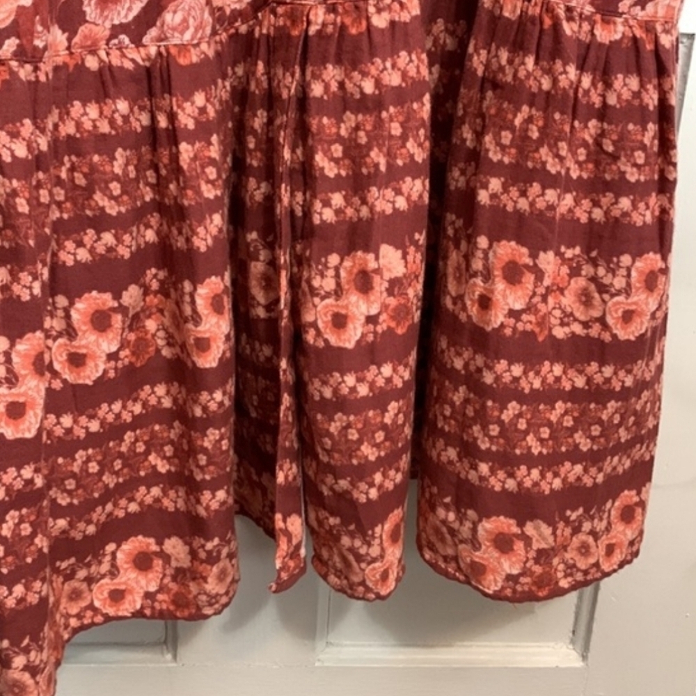 Sonoma Red Floral Maxi Dress - Picture 2 of 6